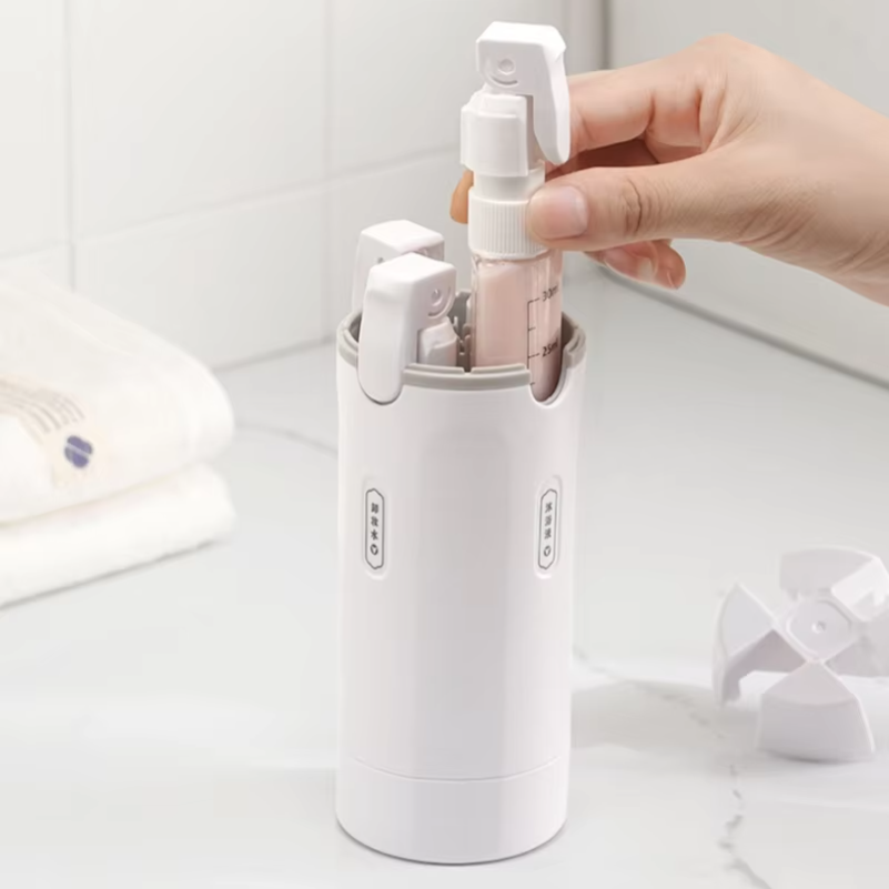 Perfume Fragrance Machine - 4-in-1 draagbare lekvrije reisflesjes dispenser set