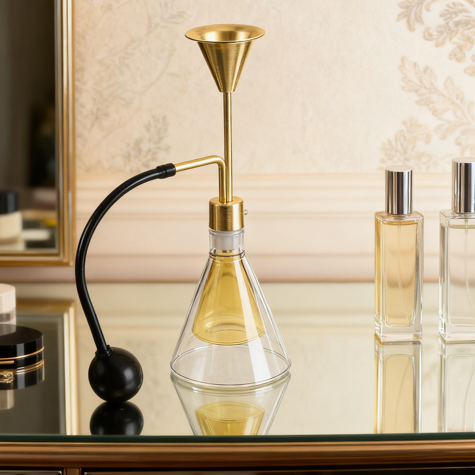 Perfume Fragrance Oil - Dubbelwandige glazen fles voor etherische oliën