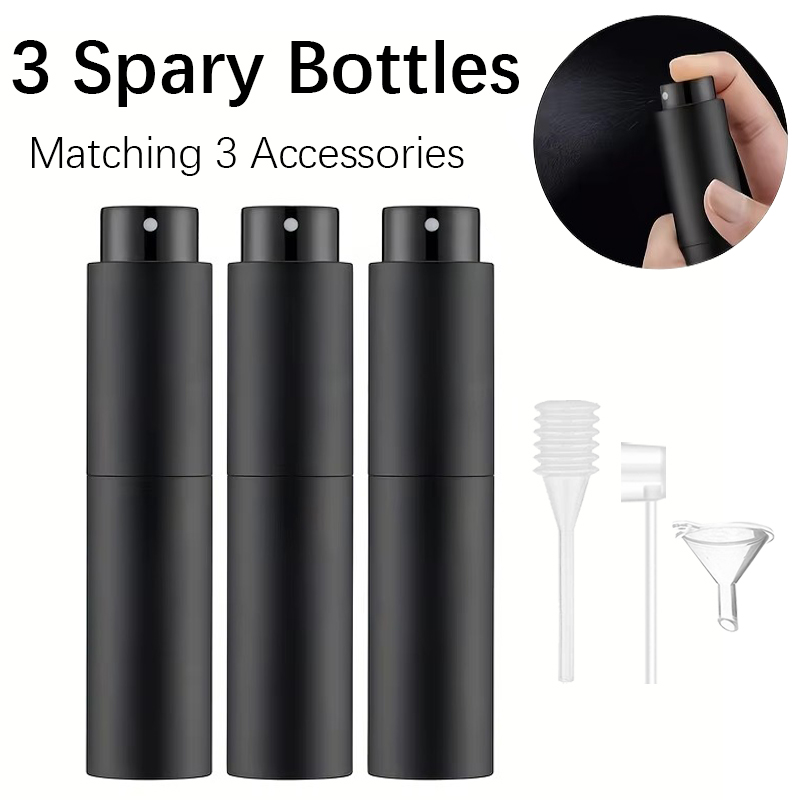 Perfume Fragrance Samples - 3 Reissetjes met 10ml parfumspuitflesjes, navulbare