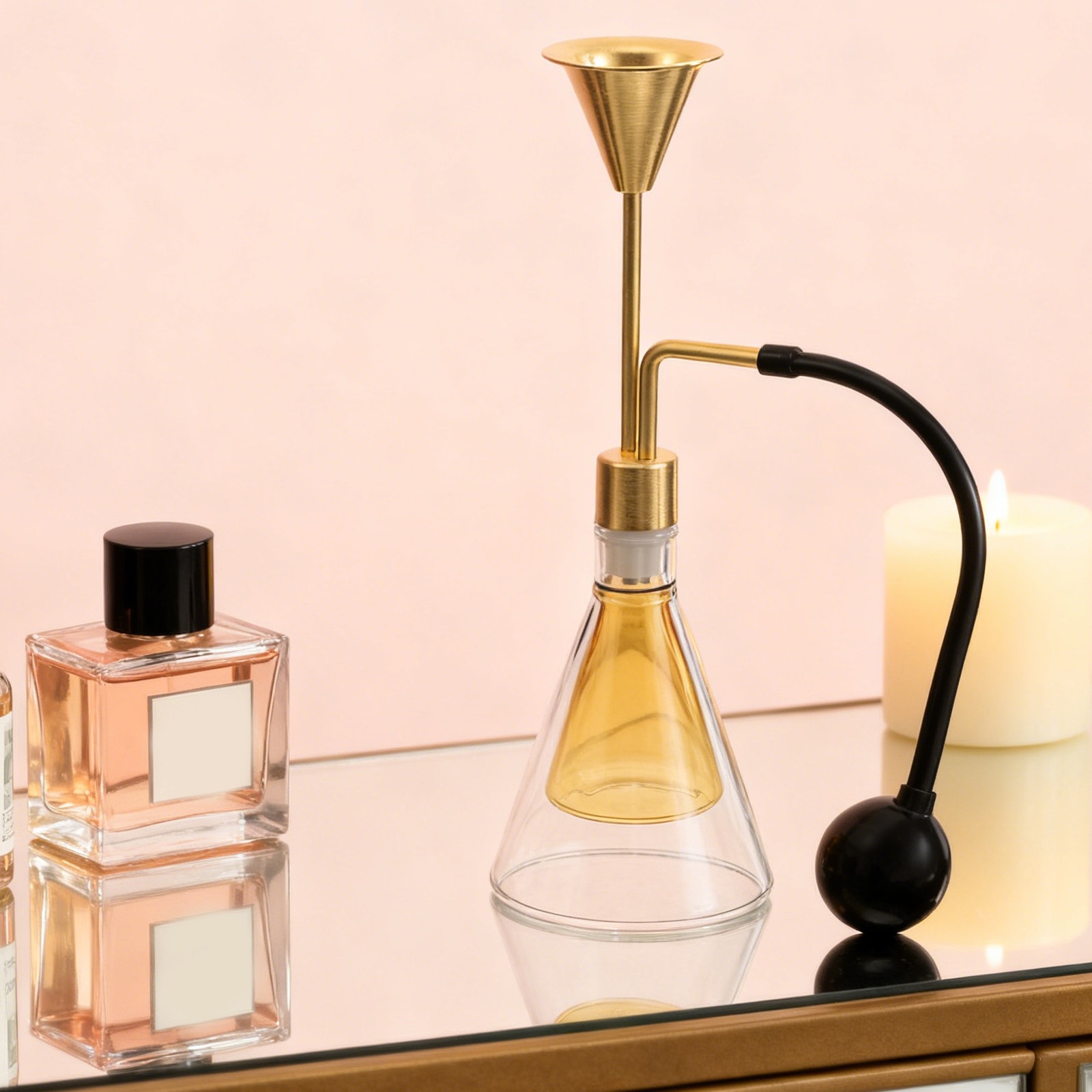 Dubbelwandige glazen fles voor - Perfume Fragrance Oil recensie en prijs