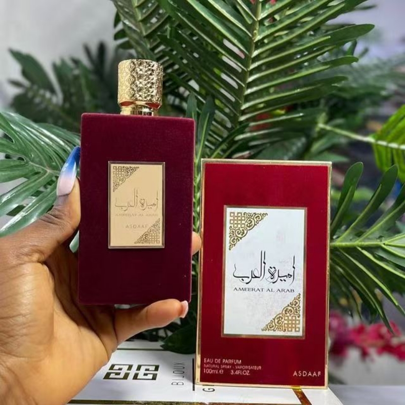 Rode fluwelen fles Arabische p - Perfume Fragrance Couture recensie en prijs